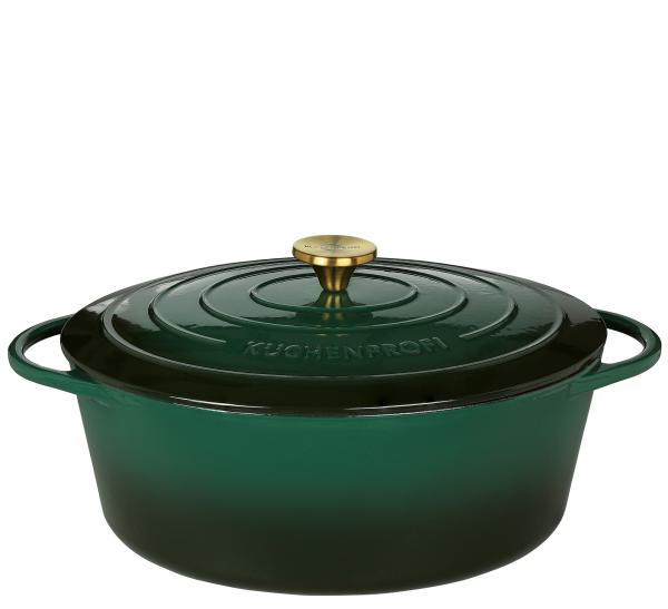 Provence - Guss - Bratentopf oval racing green